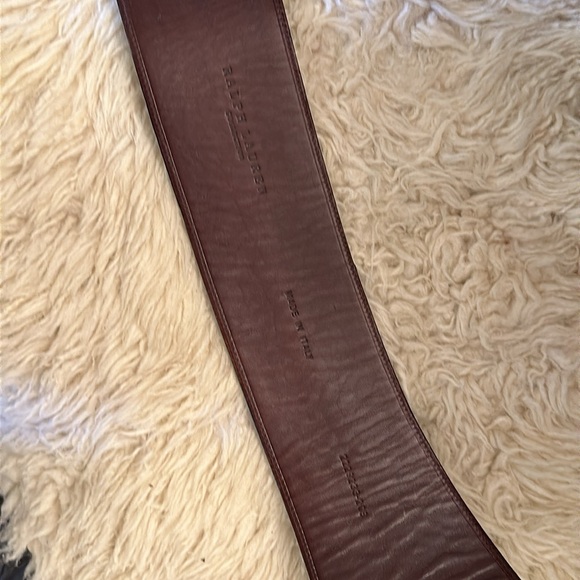 Ralph Lauren Fall '05 Runway Brown American Alligator 2 Buckle Wide Corset Belt - Picture 5 of 11